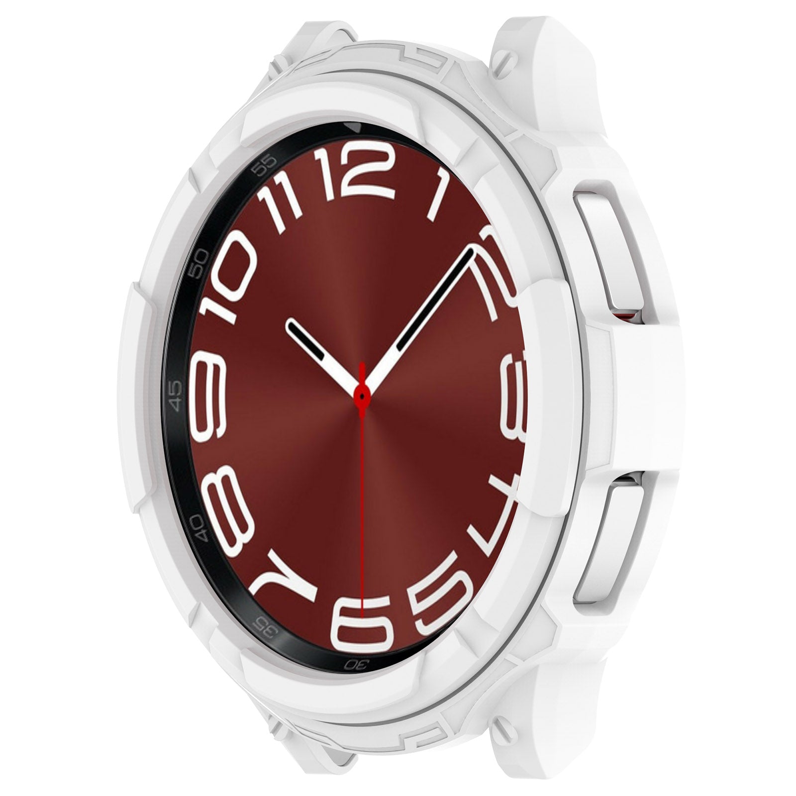 For Samsung Galaxy Watch6 Classic 47mm TPU Watch Frame Case Dial Panel Half-Covering Protector For Samsung Galaxy Watch6 Classic 47mm TPU Watch Frame Case Dial Panel Half-Covering Protector